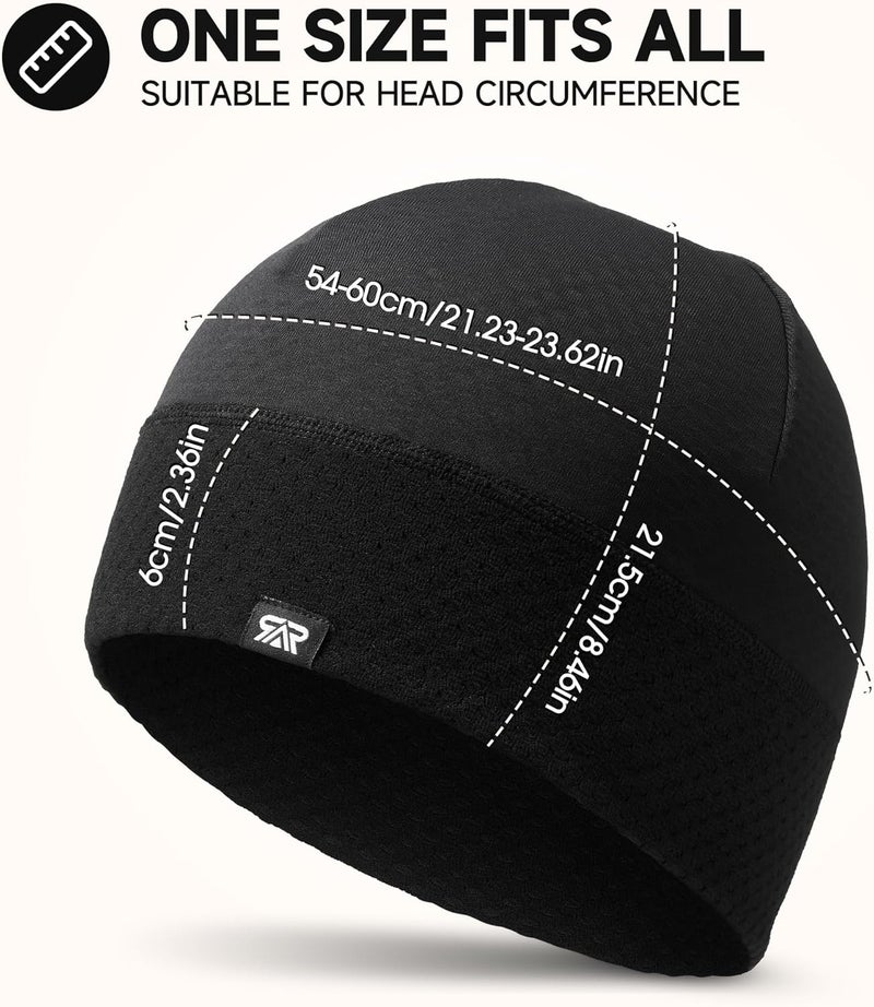 Long Long Warm Comfort Beanie Hats for Men & Women - Helmet Liner,Winter Soft Cycling Cap,Lightweight Warm Skull Cap - Image 2